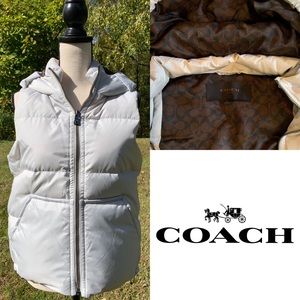 coach puffer vest